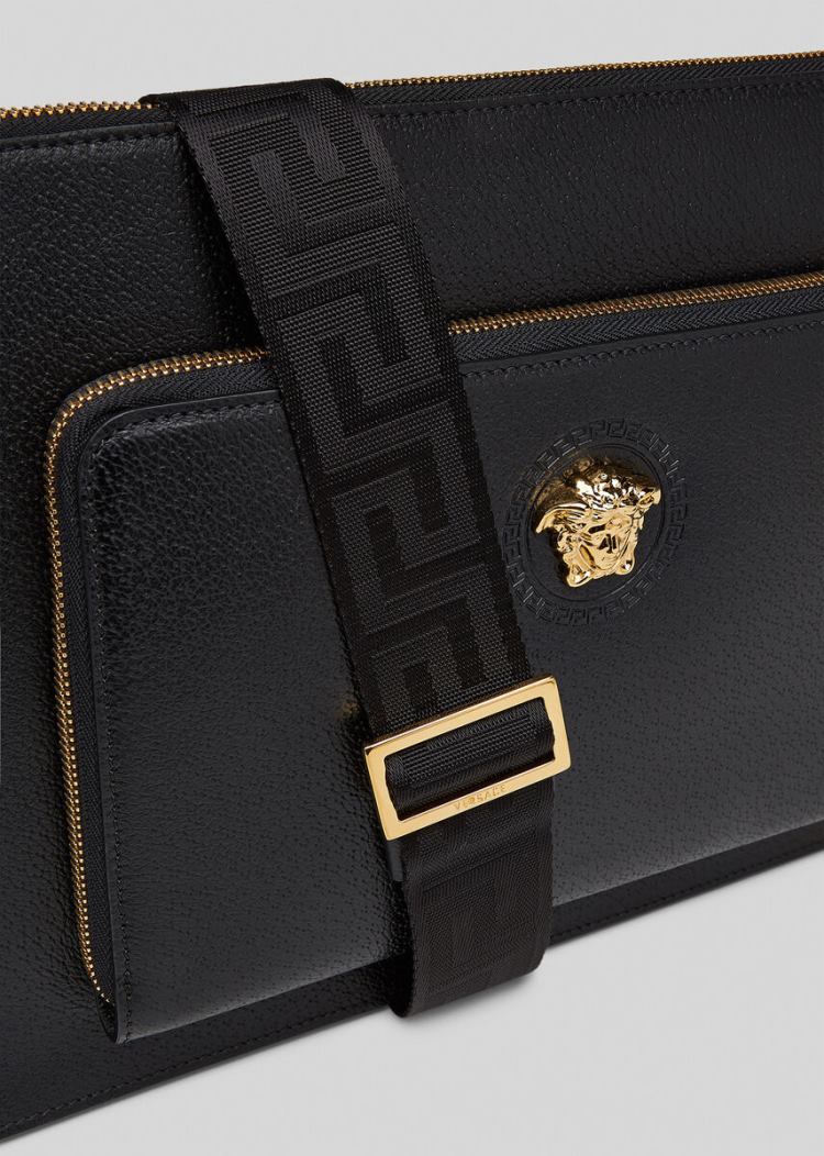Versace Palazzo Crossbody Bag τσάντεσ χιαστί ανδρικα μαυρα | 814XN16