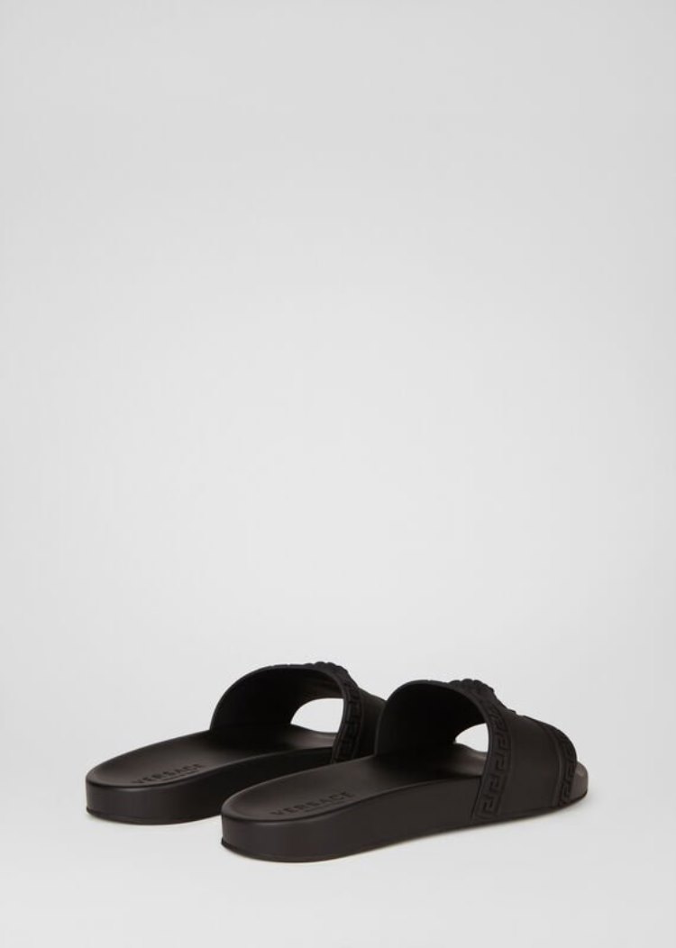 Versace Palazzo Pool Slides παντοφλεσ ανδρικα μαυρα | NV90GHT