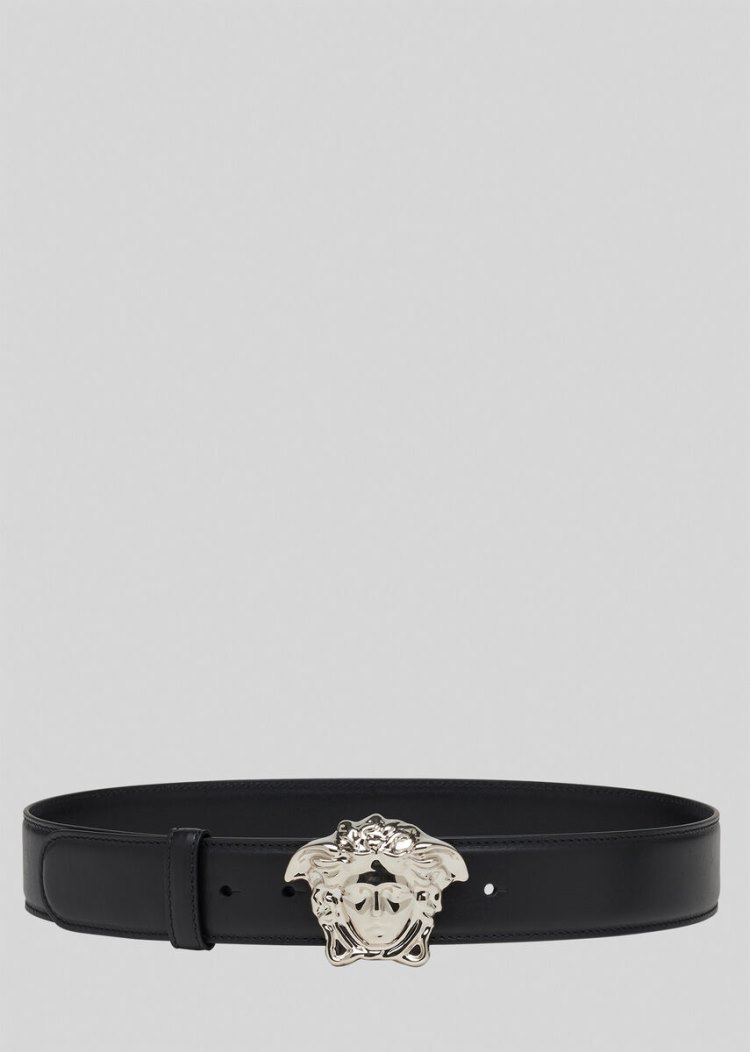Versace Palazzo calf leather belt ζωνη γυναικεια μαυρα | 92PTA5F