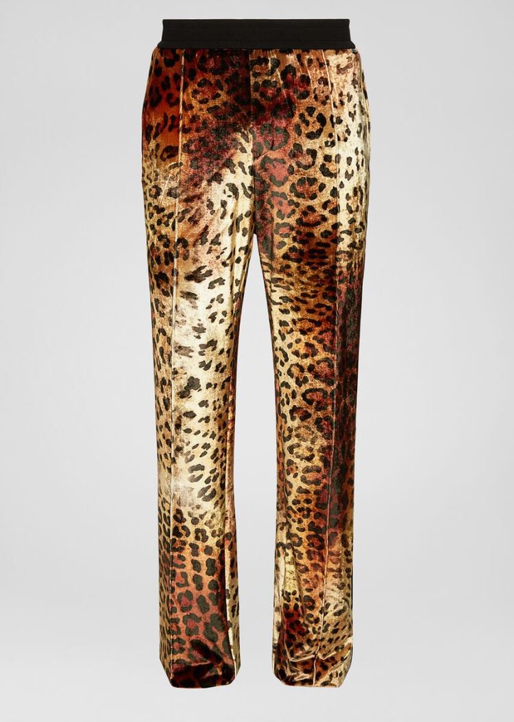 Versace Pop Animalier Print Trackpants παντελόνι ανδρικα λεοπαρ | 4TJAT76