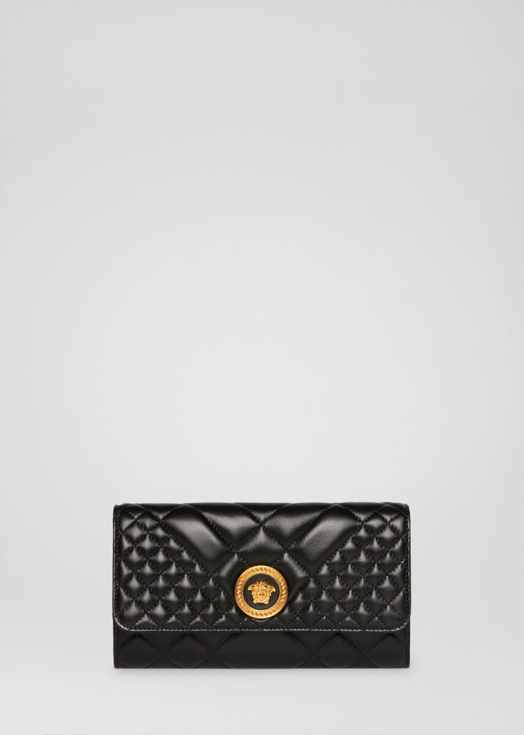Versace Quilted Medusa Evening Bags γυναικεια μαυρα | 18BN4KG