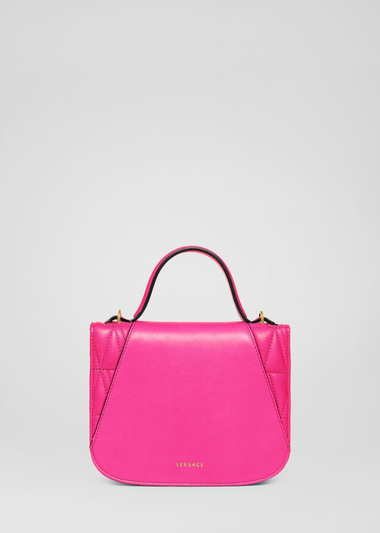 Versace Quilted Virtus Dual-Carry Bag τσαντα γυναικεια ροζ | MF6AZNQ