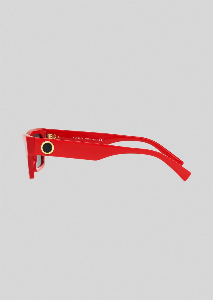 Versace Red Medusa Ares Cat Eye γυαλια ηλιου γυναικεια κοκκινα | H7L7W39