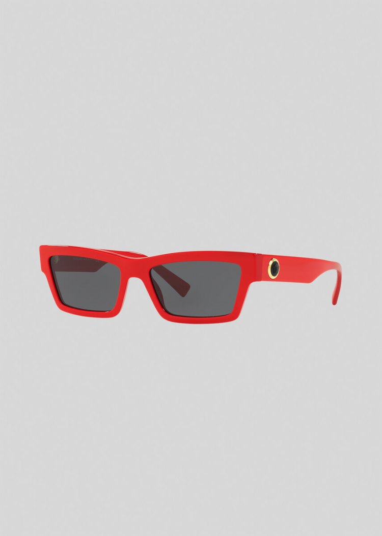 Versace Red Medusa Ares Cat Eye γυαλια ηλιου γυναικεια κοκκινα | H7L7W39