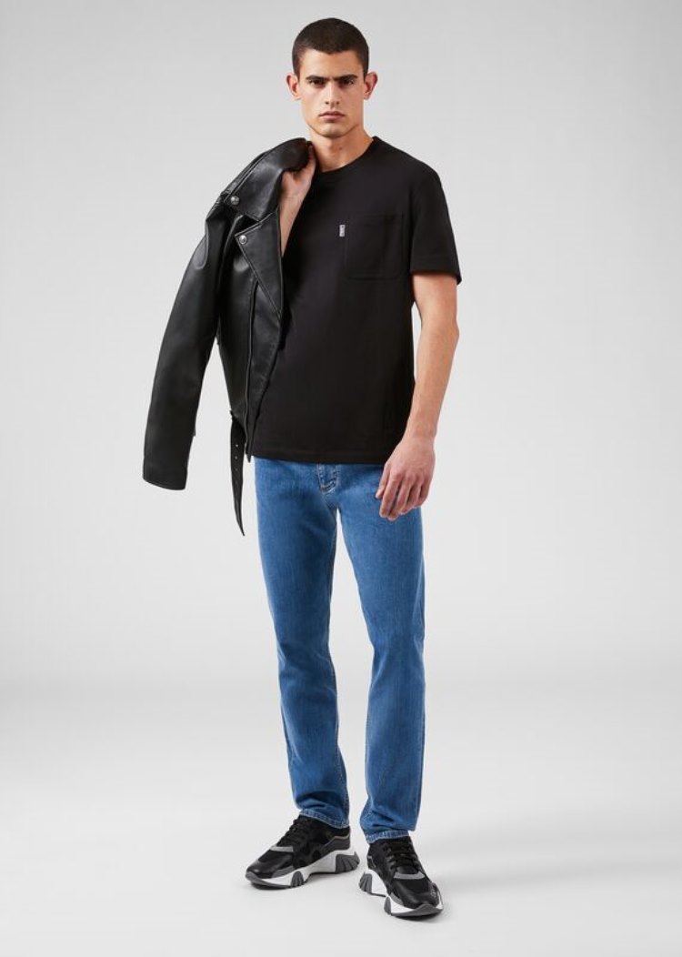 Versace Regular Fit Jeans τζιν παντελονι ανδρικα μπλε | OAHLSOX