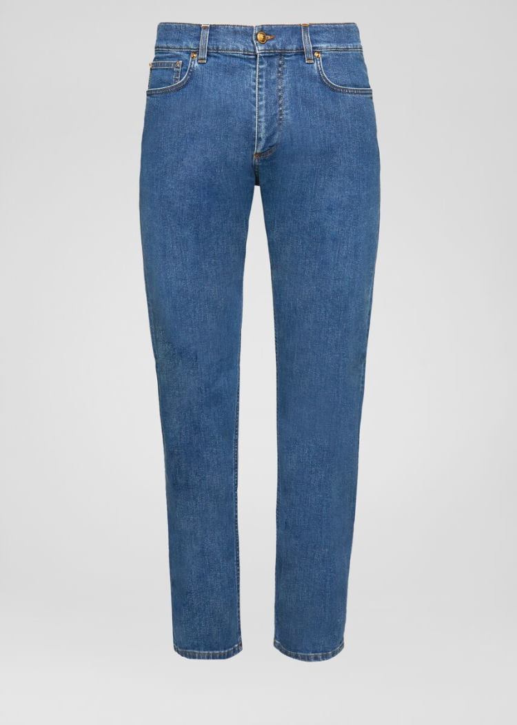 Versace Regular Fit Jeans τζιν παντελονι ανδρικα μπλε | OAHLSOX