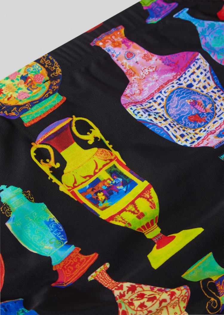 Versace Seven Vessels Print Swim Briefs μαγιό ανδρικα Πολύχρωμο | 1PBIHJY