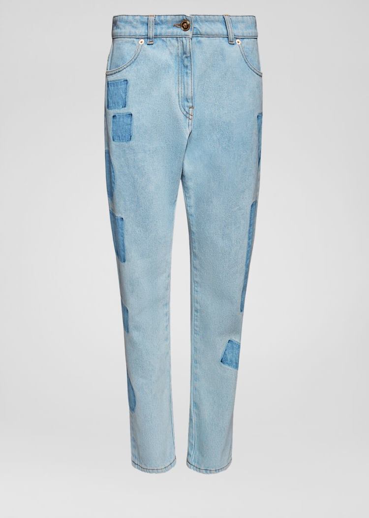 Versace Signature Jeans τζιν παντελονι γυναικεια μπλε | MFSTOIP
