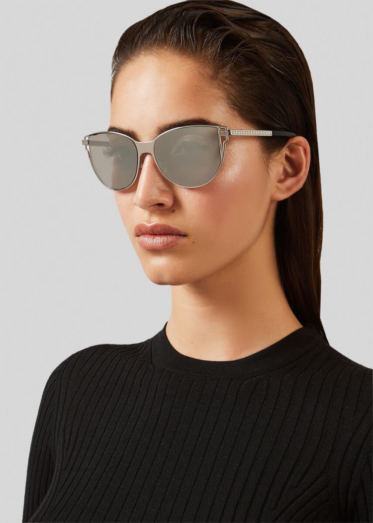 Versace Silver Grecamania γυαλια ηλιου γυναικεια ασημι | 5ZRMS63