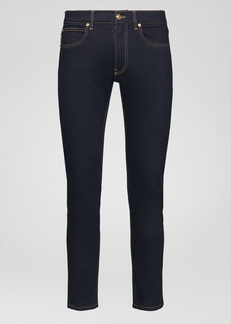 Versace Slim Fit Jeans τζιν παντελονι ανδρικα μαυρα | 6QYP2QP