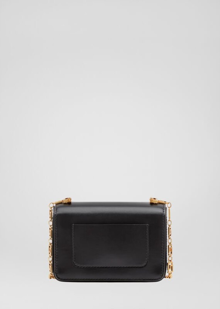 Versace Small Icon Shoulder Bag Icon Bag γυναικεια μαυρα | 2I31QKN