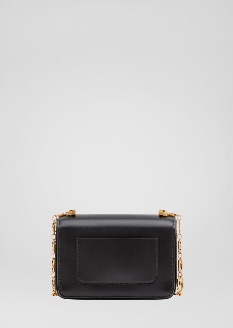 Versace Small Icon Shoulder Bag τσάντεσ ώμου γυναικεια μαυρα | BTSDT7U