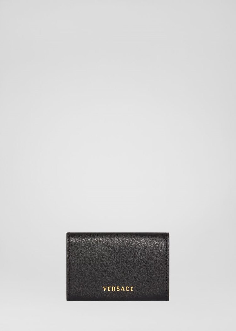 Versace Small Medusa Flap Over Wallet πορτοφολια γυναικεια μαυρα | UL5HXV9