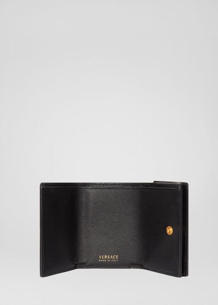 Versace Small Medusa Flap Over Wallet πορτοφολια γυναικεια μαυρα | UL5HXV9