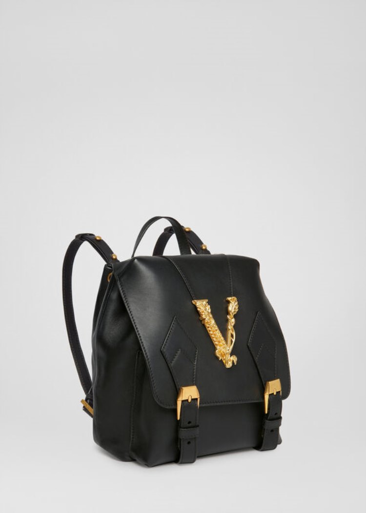 Versace Small Virtus Backpack σακιδια πλατησ γυναικεια μαυρα | 3G472OK
