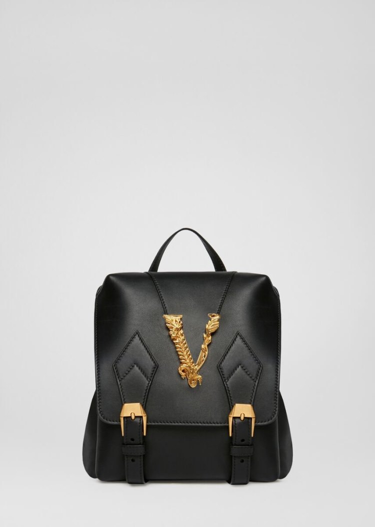 Versace Small Virtus Backpack σακιδια πλατησ γυναικεια μαυρα | EV7O8ZU