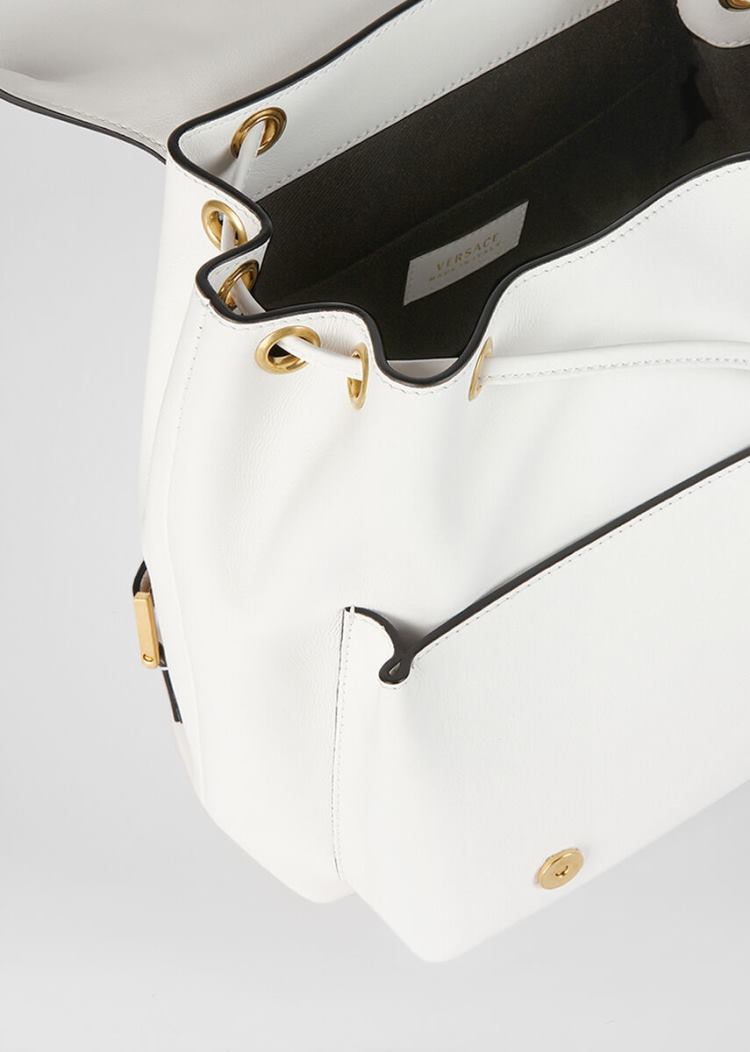 Versace Small Virtus Backpack σακιδια πλατησ γυναικεια ασπρα | VNMTEE1