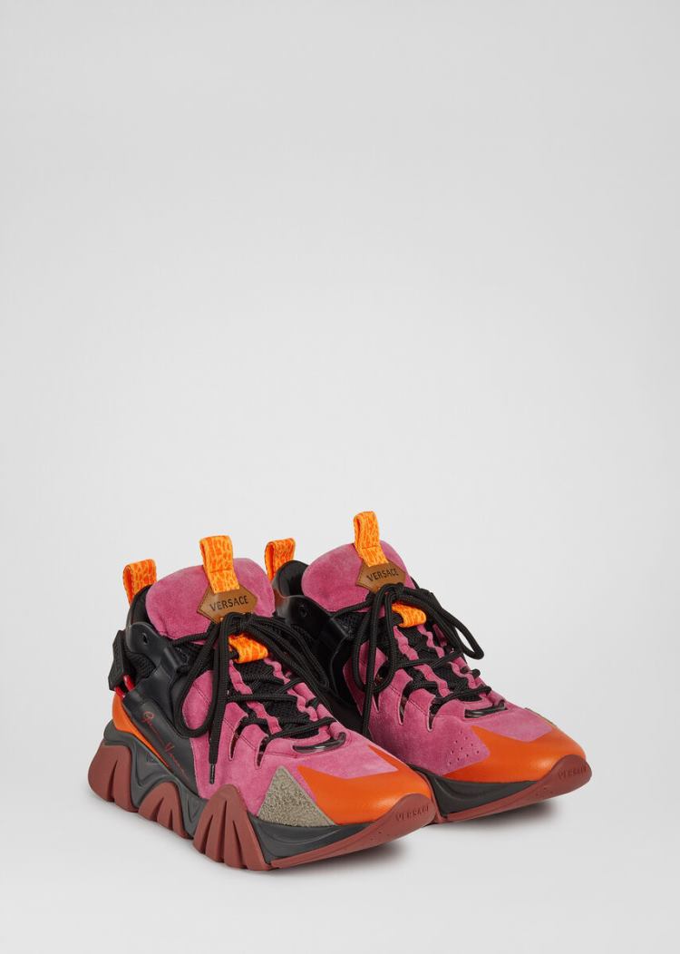 Versace Squalo Hiker Trainers αθλητικα ανδρικα ροζ | MDJ5XSD