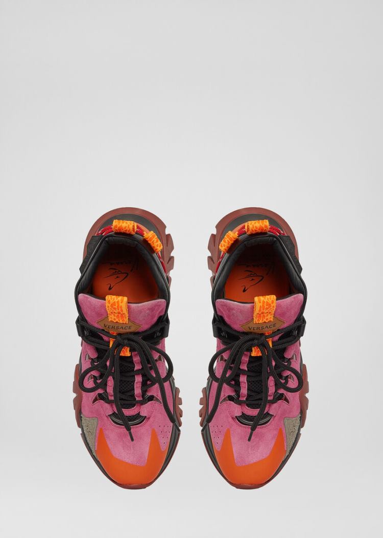 Versace Squalo Hiker Trainers αθλητικα ανδρικα ροζ | MDJ5XSD
