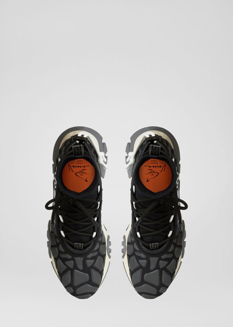 Versace Squalo Knit Trainers αθλητικα ανδρικα μαυρα | MDLGH03