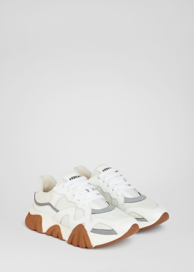 Versace Squalo Trainers αθλητικα ανδρικα ασπρα | P9PTL0Y