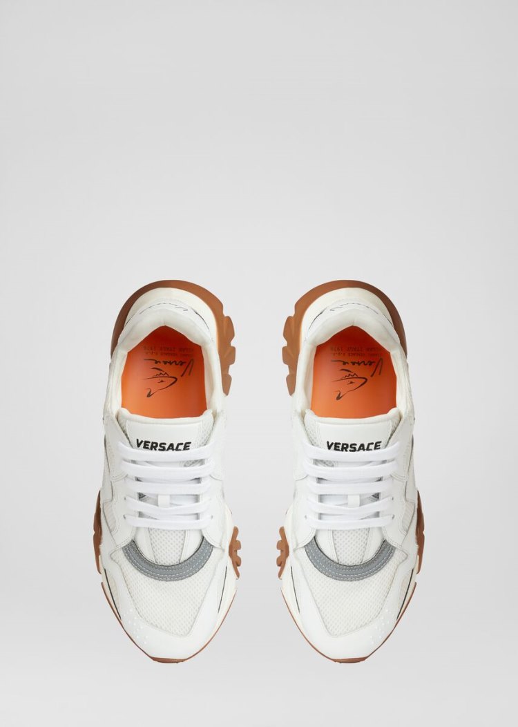 Versace Squalo Trainers αθλητικα ανδρικα ασπρα | P9PTL0Y