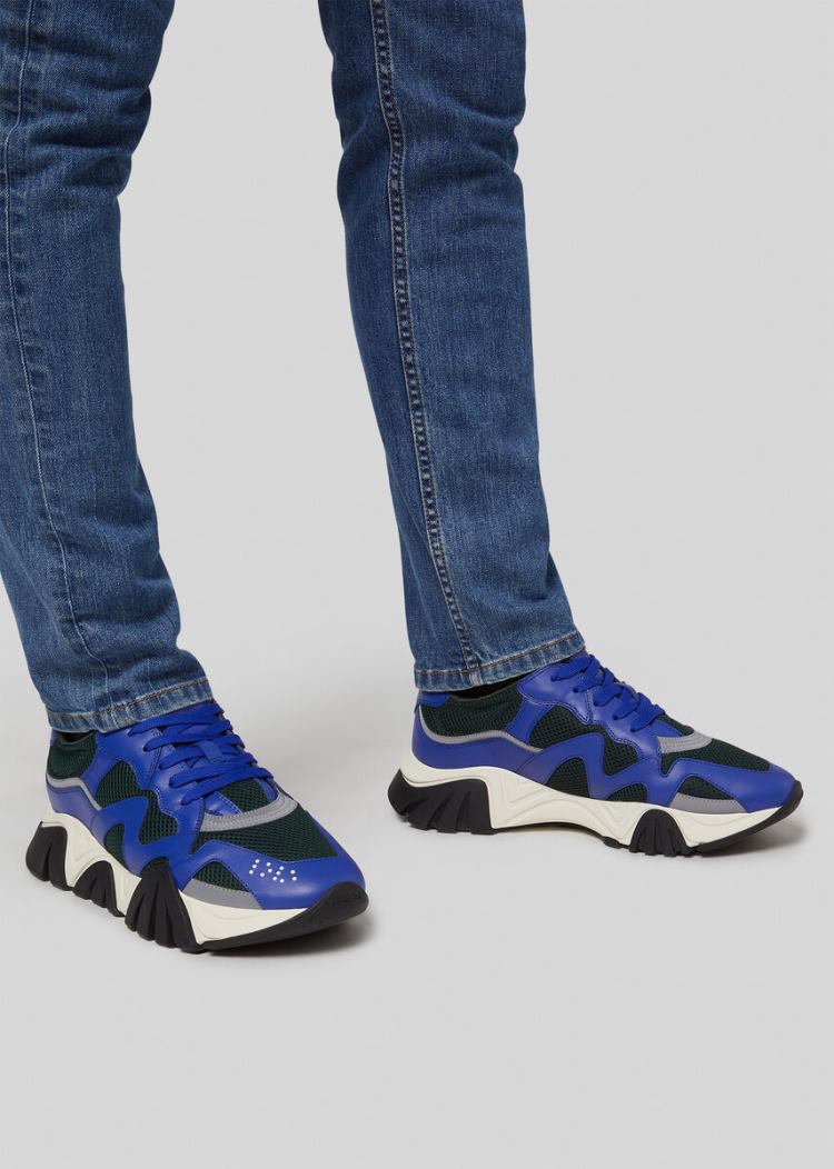 Versace Squalo Trainers αθλητικα ανδρικα μπλε | UT29KAN