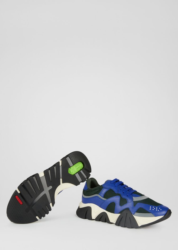 Versace Squalo Trainers αθλητικα ανδρικα μπλε | UT29KAN