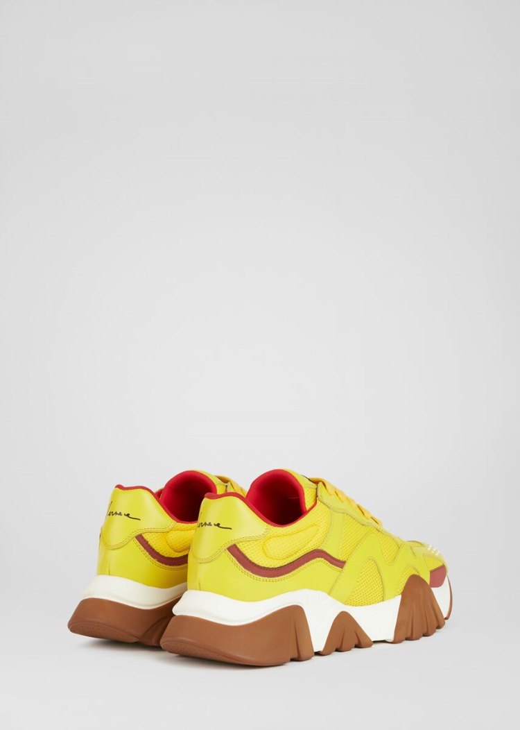 Versace Squalo Trainers αθλητικα ανδρικα κίτρινα | VUGGOSW
