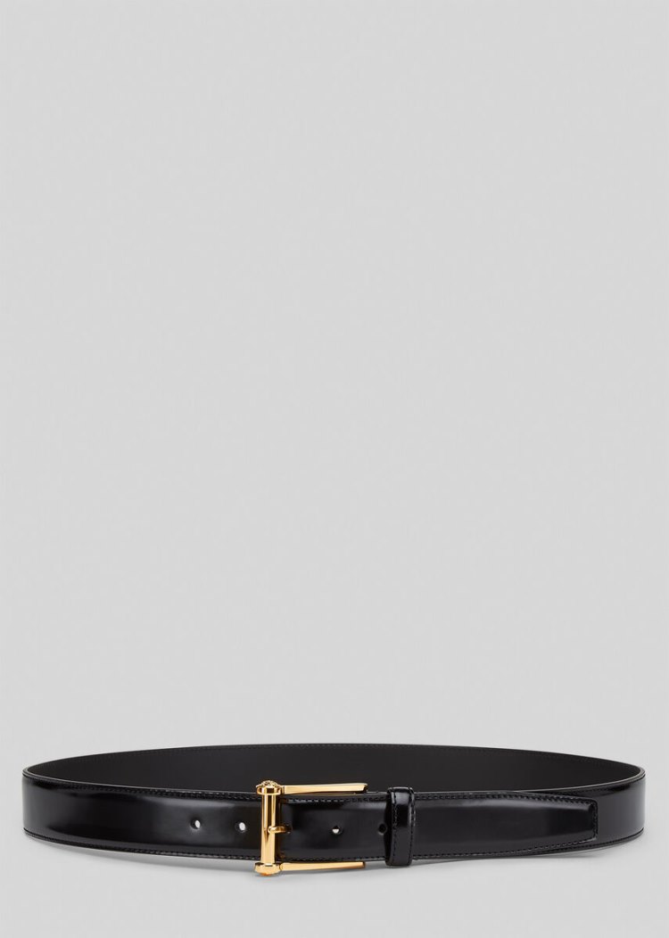 Versace Square πόρπης Belt ζωνη ανδρικα μαυρα | ZVT4REL