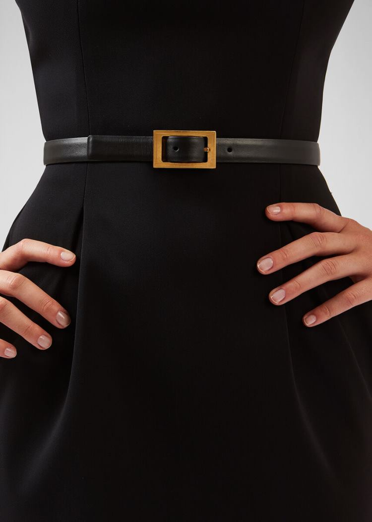 Versace Squared πόρπης waist Belt ζωνη γυναικεια μαυρα | 7MQ3FJP