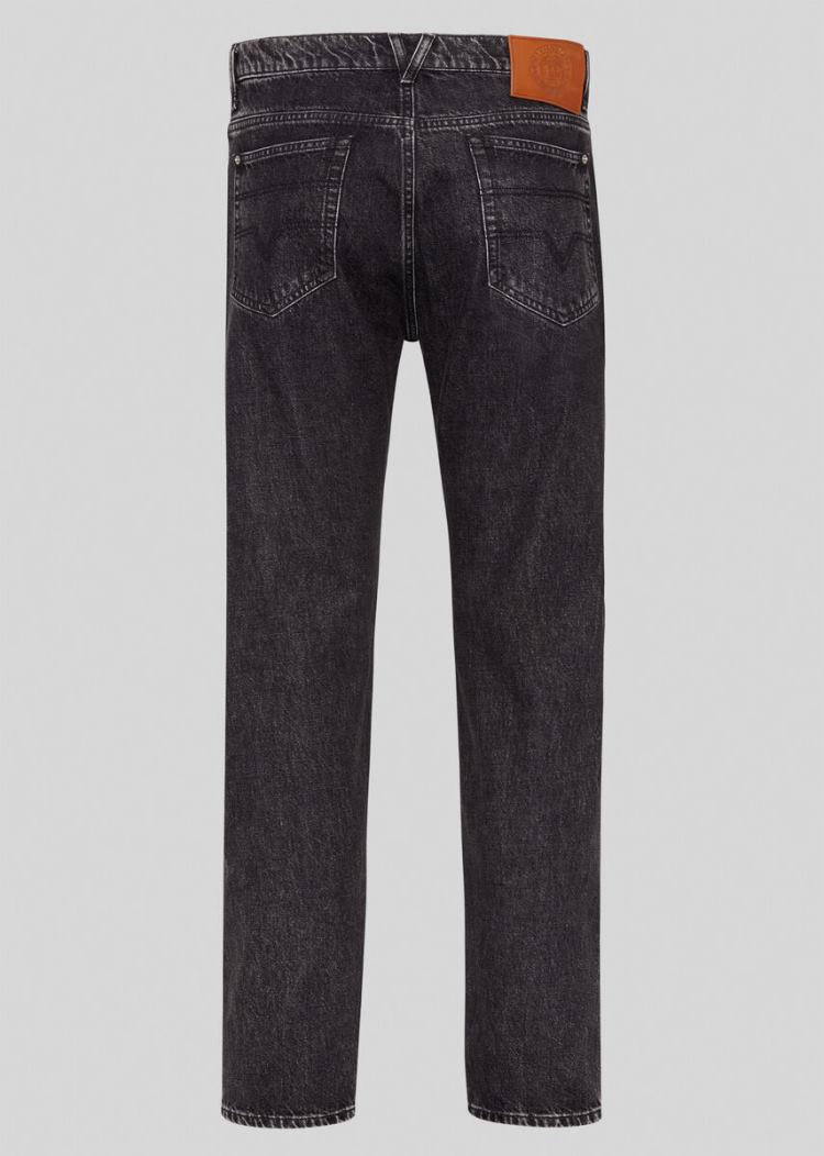 Versace Stone Wash Jeans τζιν παντελονι ανδρικα μαυρα | HTMBSIY