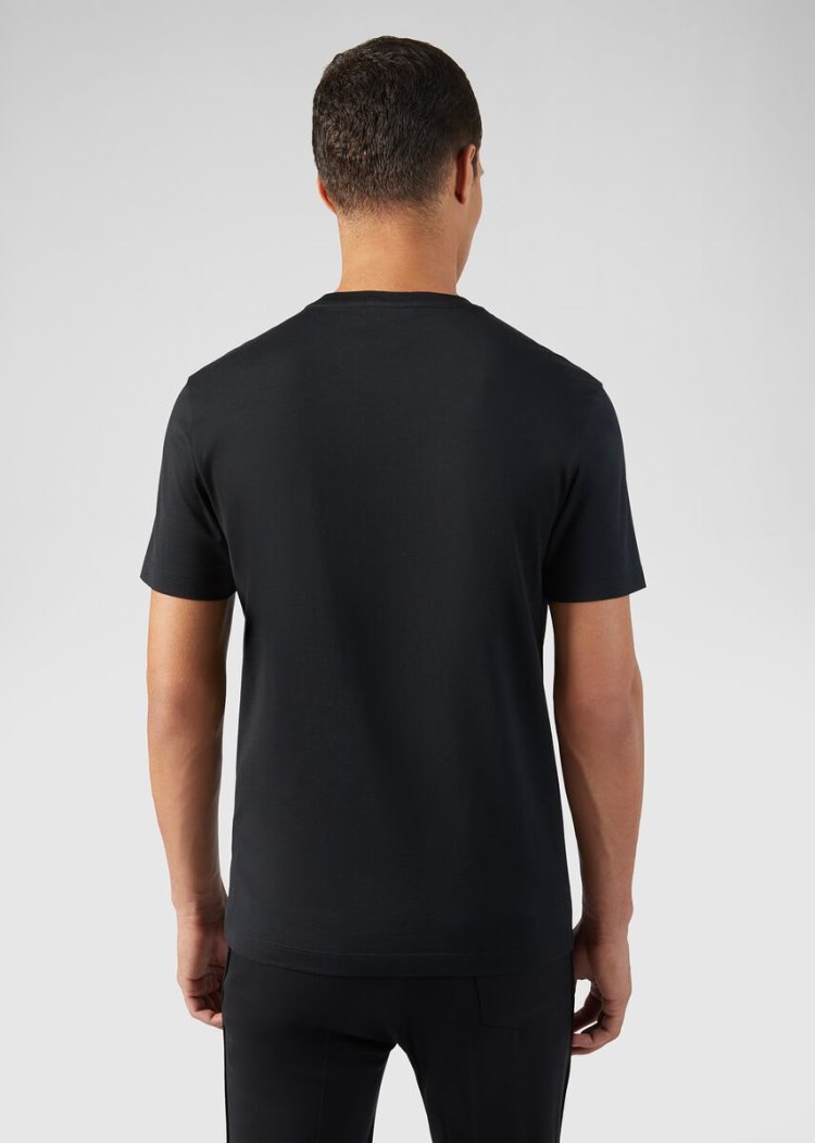 Versace Studded Medusa Western T Shirt μπλουζακια ανδρικα μαυρα | MNOA961