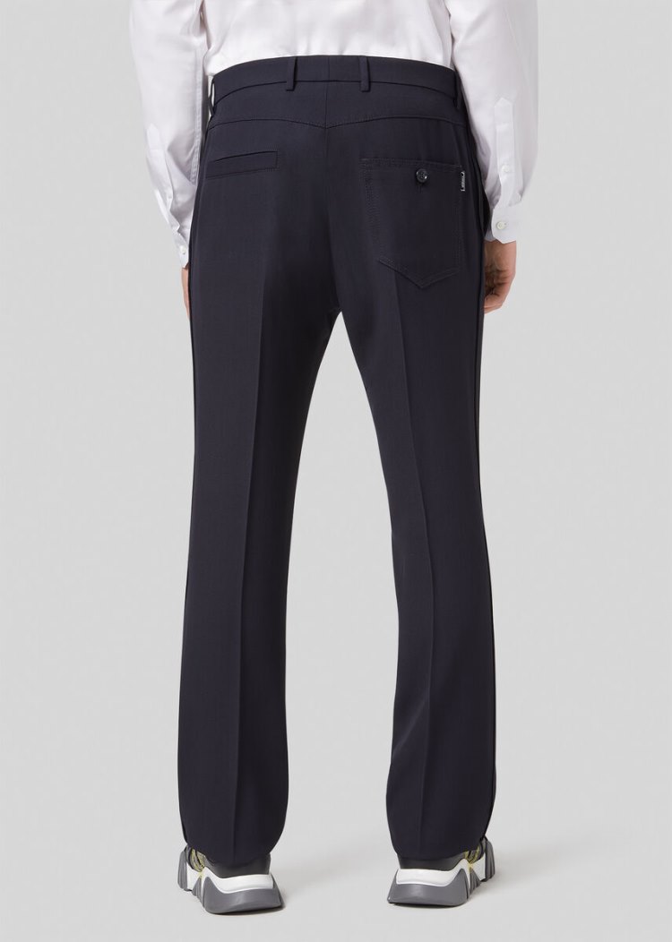 Versace Tailored Wool Trousers παντελόνι ανδρικα μπλε | 4X42860