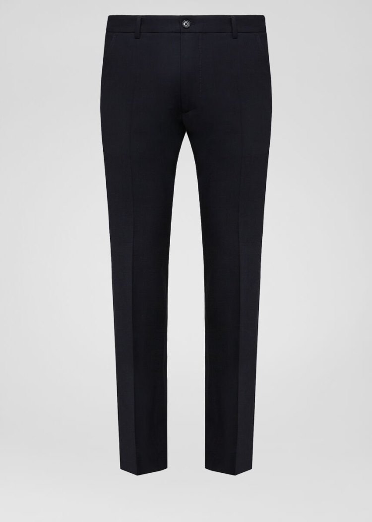 Versace Tailored Wool Trousers παντελόνι ανδρικα μπλε | TW1DH93