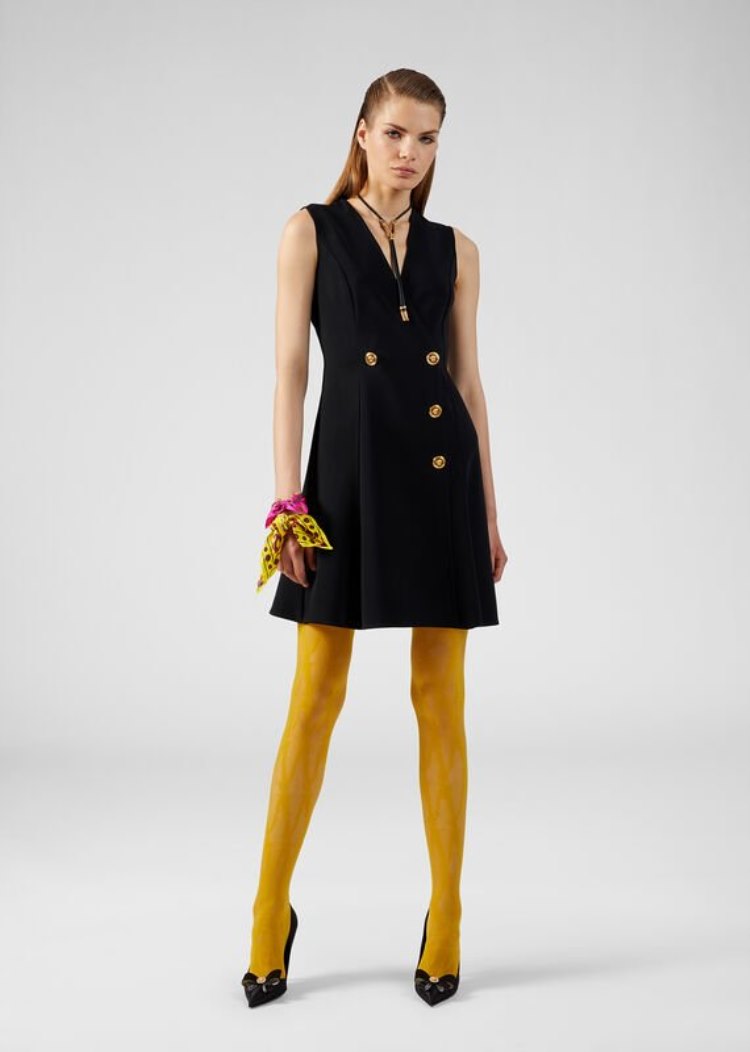 Versace Tailored φορεμα φορεμα γυναικεια μαυρα | HLSAAUC
