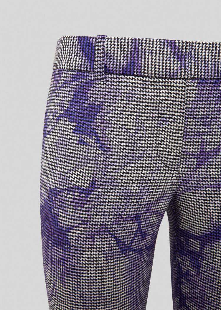 Versace Tie-Dye Houndstooth Trousers παντελόνι γυναικεια μωβ | NZQU3NV