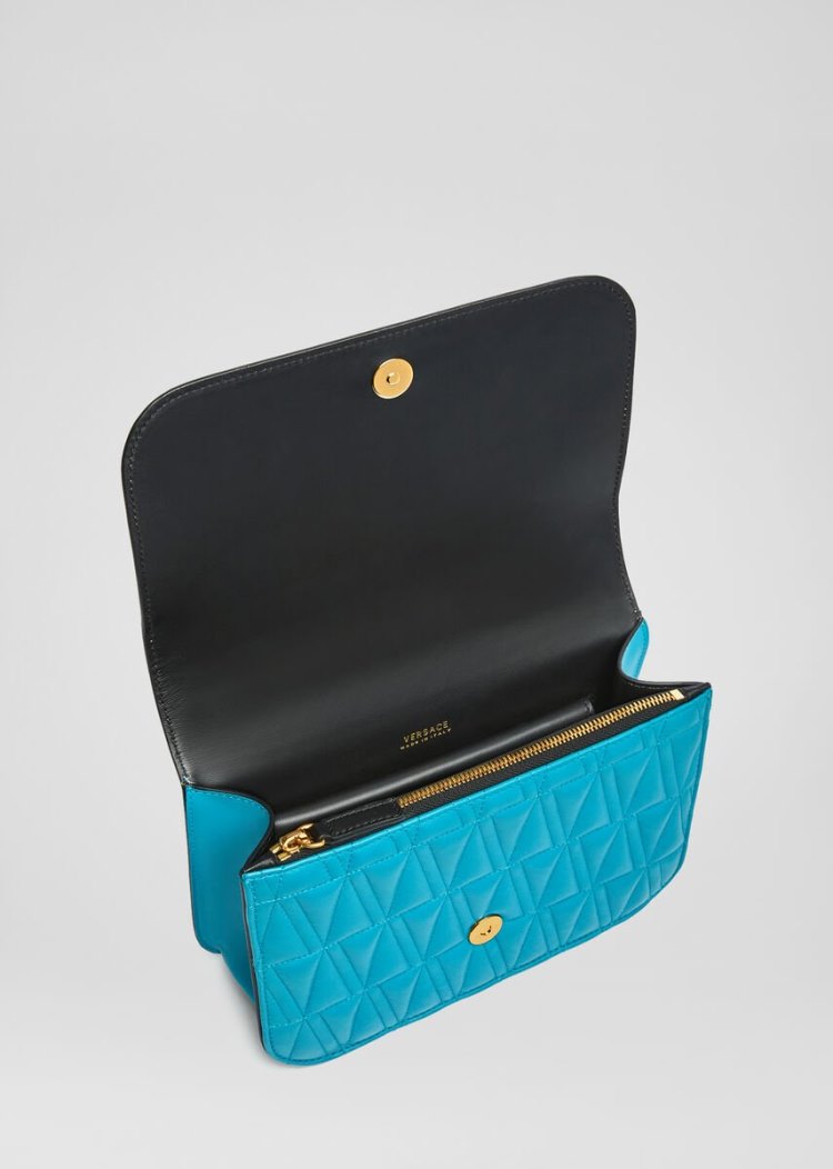 Versace Tweed Virtus Shoulder Bag τσάντεσ ώμου γυναικεια Πολύχρωμο | 7I3BOZG