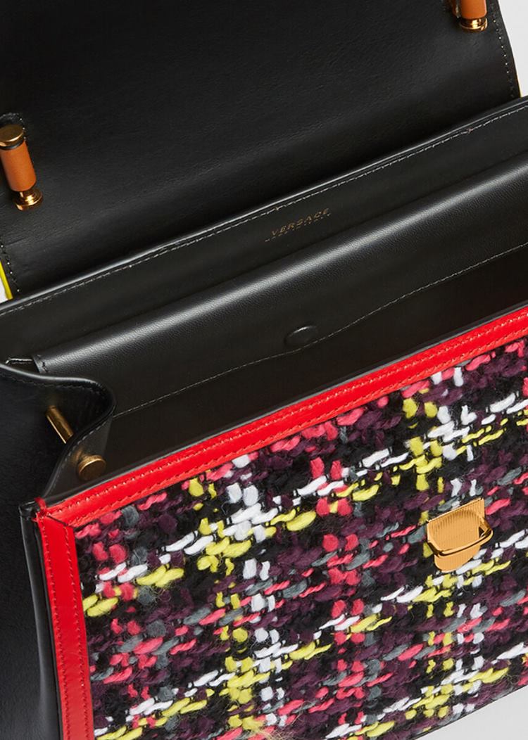 Versace Tweed Virtus Top Handle Bag Handle Bag γυναικεια Πολύχρωμο | 121PZOU