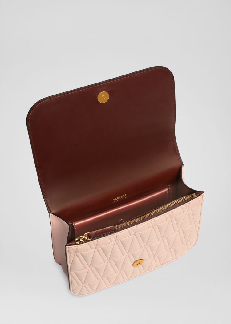 Versace V-Jacquard Virtus Shoulder Bag Virtus Bag γυναικεια Πολύχρωμο | ZB8ALS4