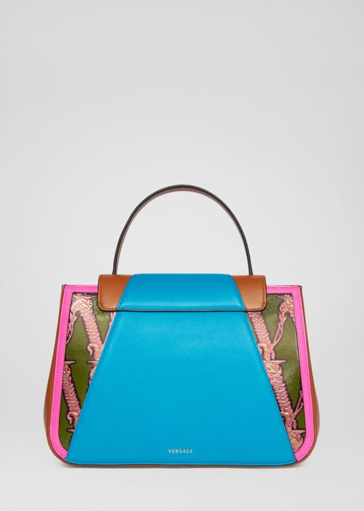 Versace V-Jacquard Virtus Top Handle Bag Handle Bag γυναικεια Πολύχρωμο | 4BK6Z7U
