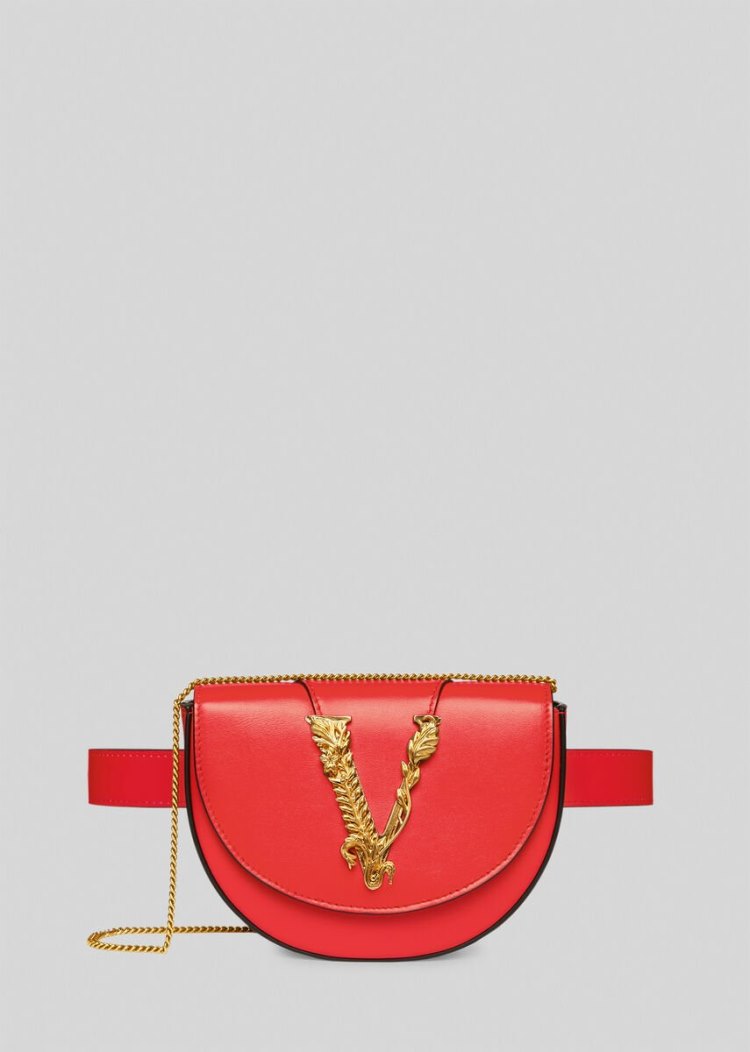Versace Virtus Belt Bag Τσαντα Μεσησ γυναικεια κοκκινα | DXVS65H
