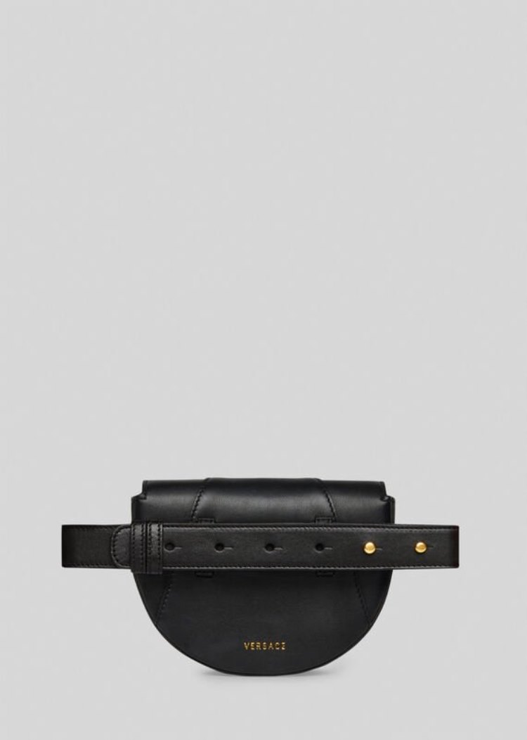 Versace Virtus Belt Bag Τσαντα Μεσησ γυναικεια μαυρα | PYVARXQ