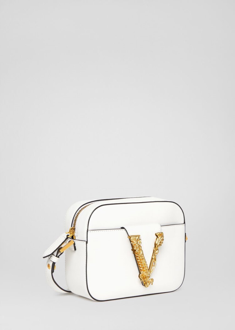 Versace Virtus Camera Bag Virtus Bag γυναικεια ασπρα | HDH0HLE