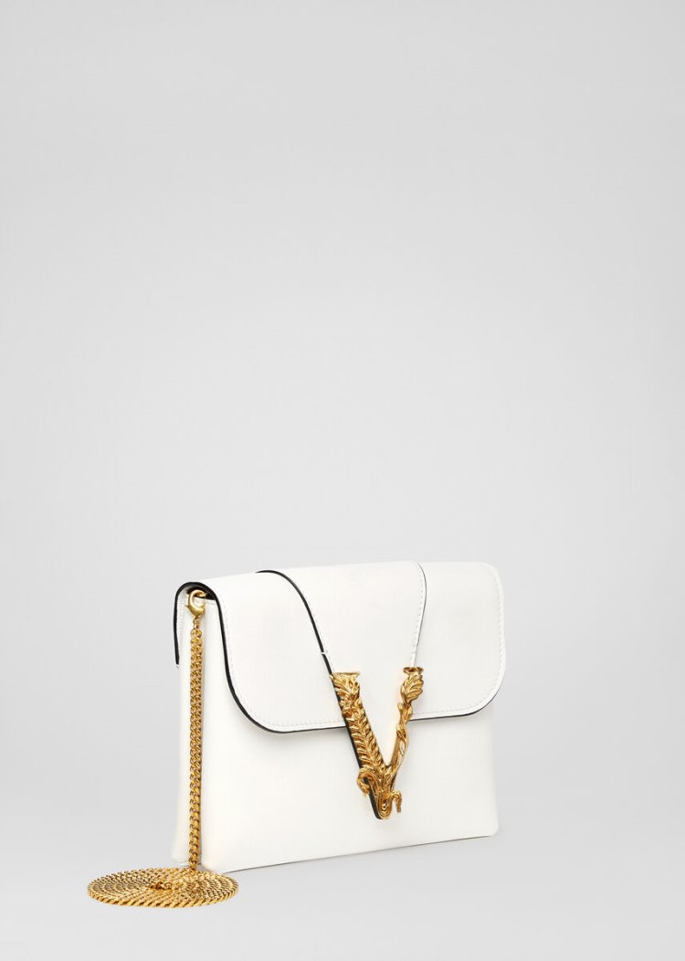 Versace Virtus Clutch Virtus Bag γυναικεια ασπρα | PLA2CFN