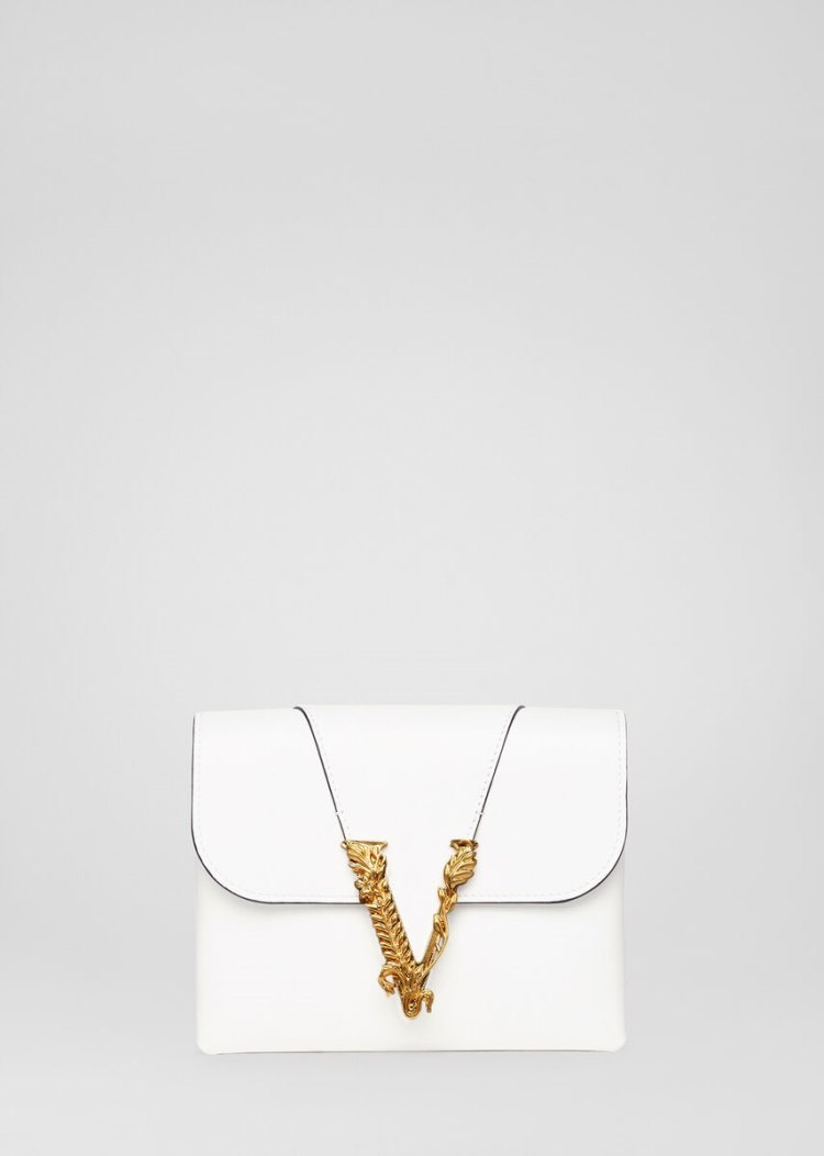 Versace Virtus Clutch Virtus Bag γυναικεια ασπρα | PLA2CFN