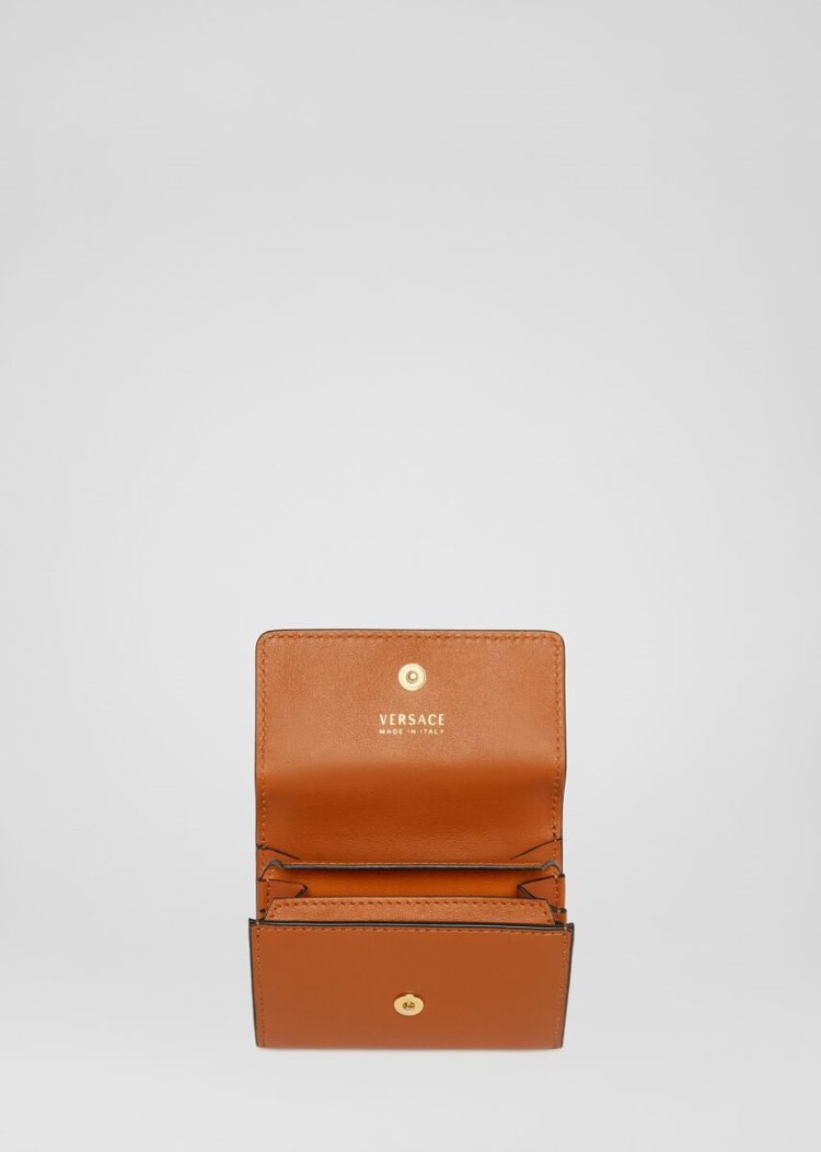 Versace Virtus Coin Purse πορτοφολια γυναικεια καφε | CQWPFZG
