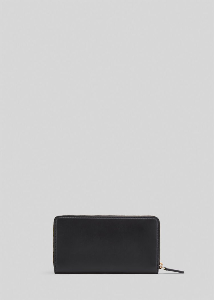 Versace Virtus Continental Wallet πορτοφολια γυναικεια μαυρα | W9IFUV3