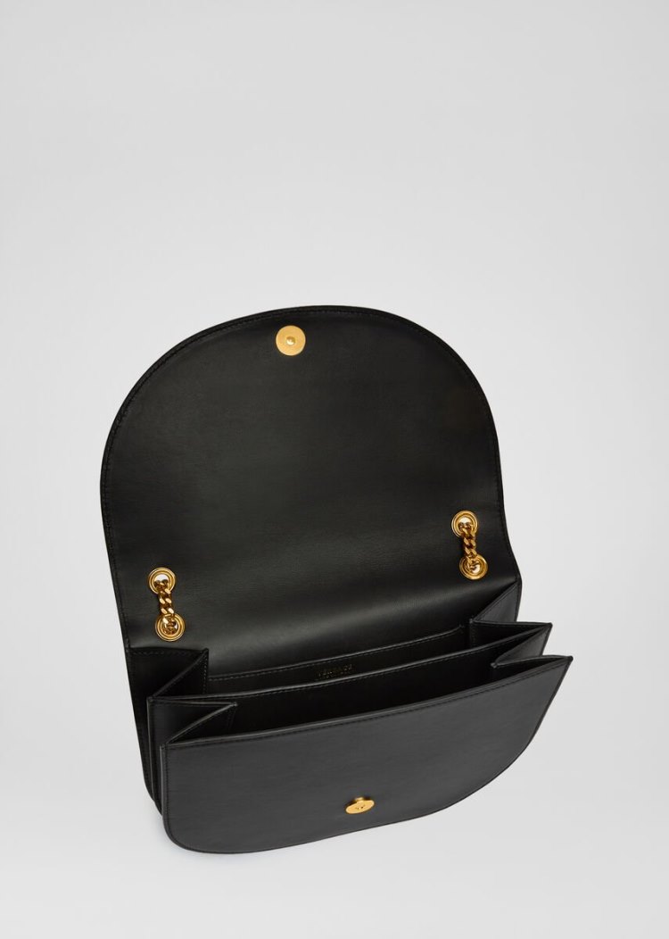 Versace Virtus Crossbody Bag τσάντεσ ώμου γυναικεια μαυρα | ZB28VU5