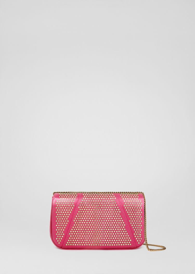 Versace Virtus Embellished Evening Bags γυναικεια ροζ | V5WIWEW